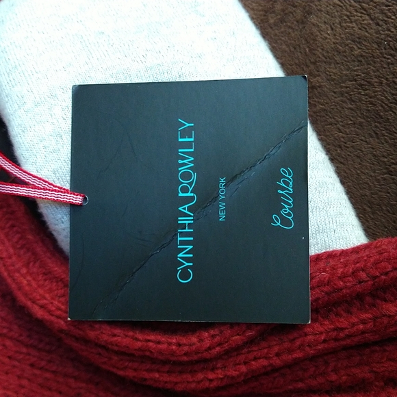 Women's Cynthia Rowley red cowl neck sweater size 1X - Picture 9 of 9